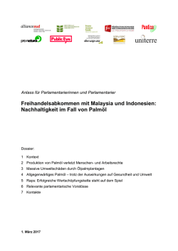 Dossier - SGPV Schweizerischer Getreideproduzentenverband