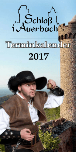 Terminkalender - Schloß Auerbach