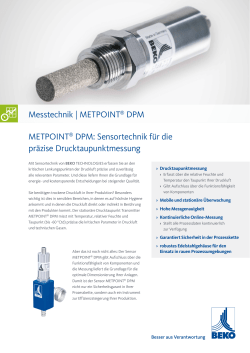 metpoint dpm - BEKO TECHNOLOGIES GmbH