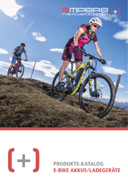 produkte-katalog e-bike akkus/ladegeräte