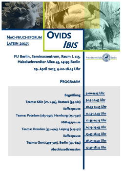 Ovids Ibis - Freie Universität Berlin