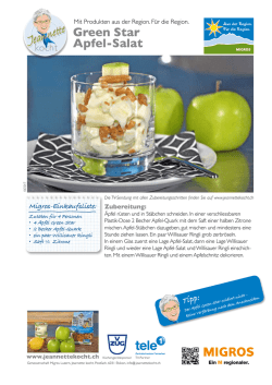 Green Star Apfel-Salat