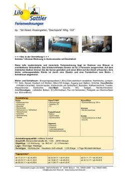 dp &middot; "Str.Resid.-Rosengarten, "Deichperle" Whg. 103"