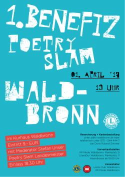 waldronner poetry - slam