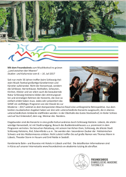 Infos&hellip; - Evangelische Akademie Tutzing