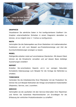 DIYP &ndash; PAKETE