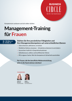 Management-Training für Frauen