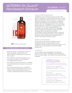 dōTERRA On Guard&reg; Handwasch-Schaum