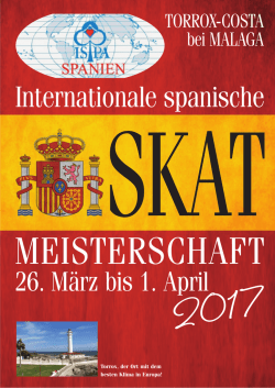 Internationale spanische Skatmeisterschaften 2017
