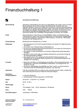 Finanzbuchhaltung 1