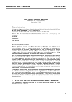Drucksachen allgemein - Nieders&auml;chsischer Landtag