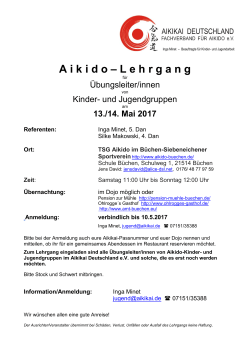 Einladung im Anhang - Aikikai Deutschland