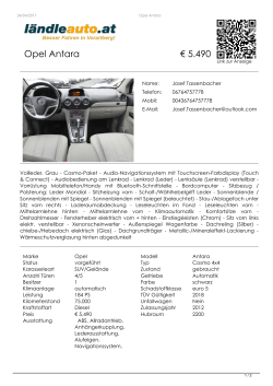Opel Antara aus Rankweil € 5.490