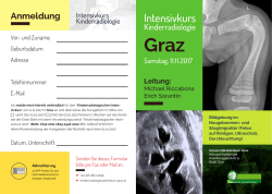 Intensivkurs Kinderradiologie 2017