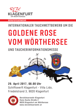 Plakat - Berufsfeuerwehr Klagenfurt