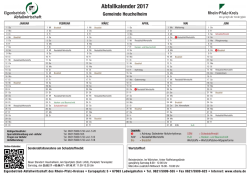 Heuchelheim 2017 - Eigenbetrieb Abfallwirtschaft