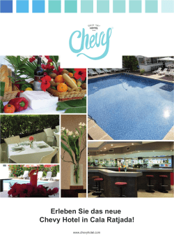 23092016 BROCHURE bk - Experiencia Chevy Hotel