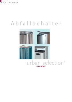 urban selection® Abfallbehälter