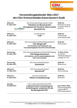 März 2017 - CDU Kaiserslautern