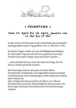 FEUERTAGE <