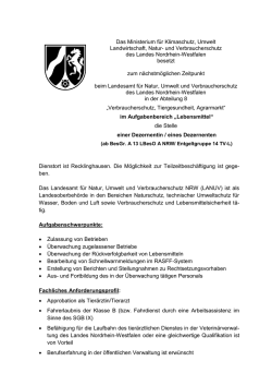eine Dezernentin / einen Dezernenten im Aufgabenbereich