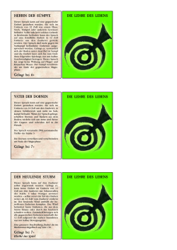 Lehre des Lebens - Warhammer