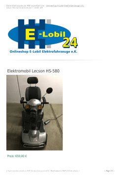Elektromobil Lecson HS-580 - E