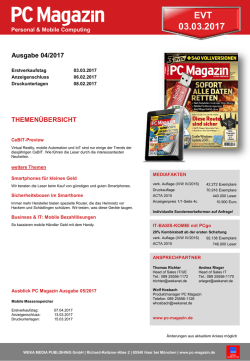Themenvorschau - WEKA MEDIA PUBLISHING GmbH
