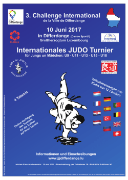 Internationales JUDO Turnier