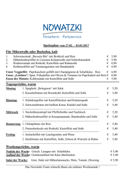 Ich lade mir den Speiseplan als PDF herunter