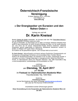 Information zur Veranstaltung und Anmeldung