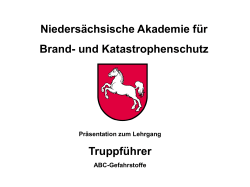 ABC-Gefahrstoffe - Niedersächsische Akademie für Brand