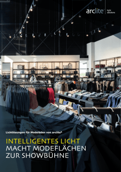 intelligentes licht macht modefl&auml;chen zur showb&uuml;hne