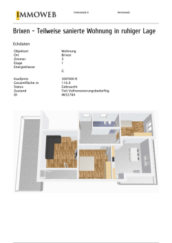 Brixen - Teilweise sanierte Wohnung in ruhiger Lage