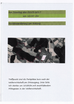 Hundewanderung