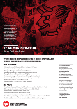 it-administrator - 1. FC Kaiserslautern