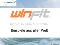 WinFit Bilder von Anwendern