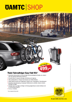 Aktion Thule Fahrradträger Easy Fold 931