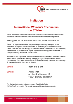 Invitation - AWO Bernau