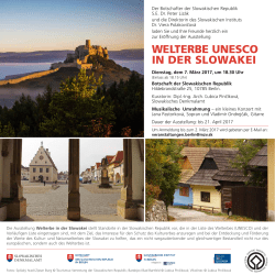 WELTERBE UNESCO IN DER SLOWAKEI