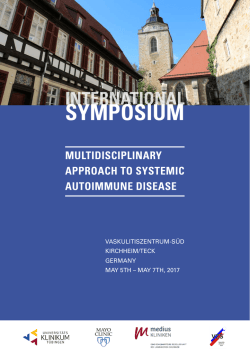 multidisciplinary approach to systemic autoimmune disease