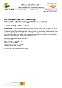 Infos - Haus im Moos