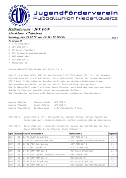 Die C2-Junioren müssen mit ihren beiden Teams beim