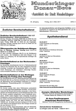 Donau-Bote - Stadt Munderkingen