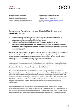 Johannes Roscheck neuer Gesch&auml;ftsf&uuml;hrer von