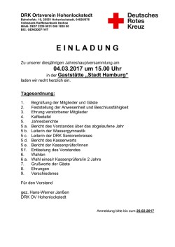 DRK-Ortsverband Hohenlockstedt