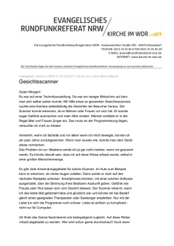 Gesichtsscanner