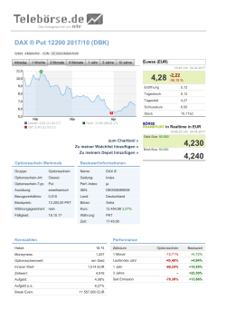 DAX ® Put 12200 2017/10 (DBK)