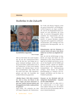 Interview Sepp Kohler. - Kohler Landmaschinen AG