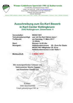 Gokart - WGSC 1901